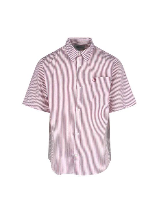 25SS 칼하트 WIP 반팔 셔츠 I0345322SRXX PHELPS STRIPE MULBERRY DOM