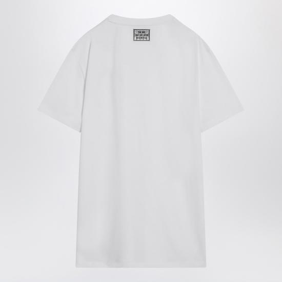  펜디 코튼 티셔츠 FY1319AV0H White - FENDI