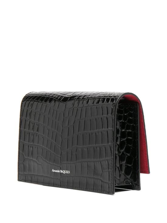 25SS 알렉산더 맥퀸 장지갑 6130881HB0I1001 Black - ALEXANDER MCQUEEN