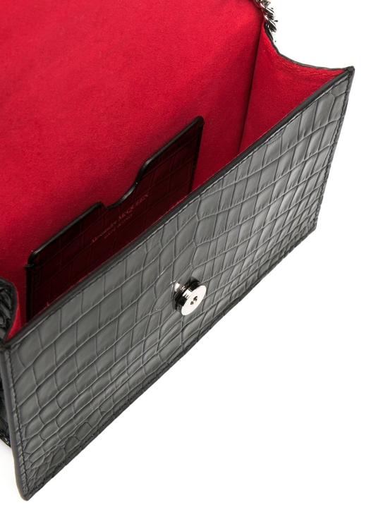 25SS 알렉산더 맥퀸 장지갑 6130881HB0I1001 Black - ALEXANDER MCQUEEN