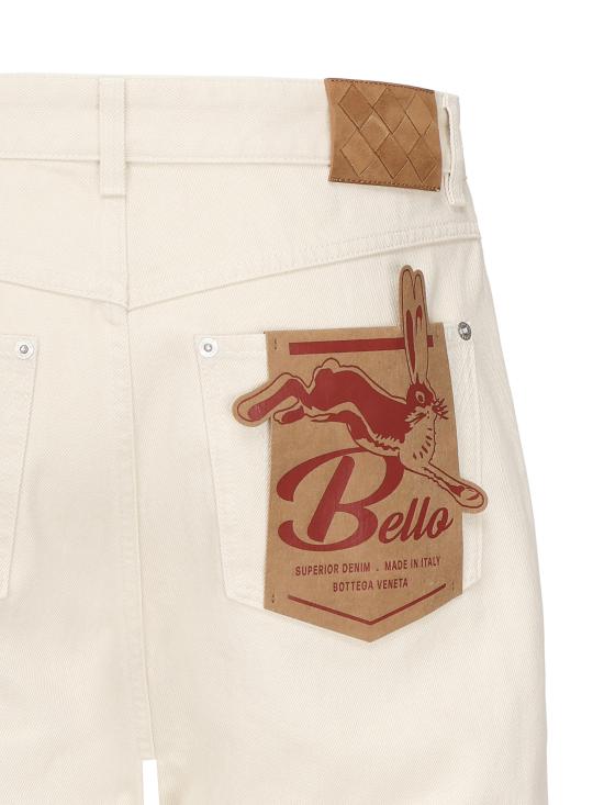 25FW 보테가베네타 데님 팬츠 824658 V5DV09247 White - BOTTEGA VENETA