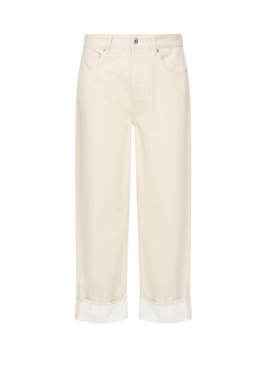 25FW 보테가베네타 데님 팬츠 824658 V5DV09247 White