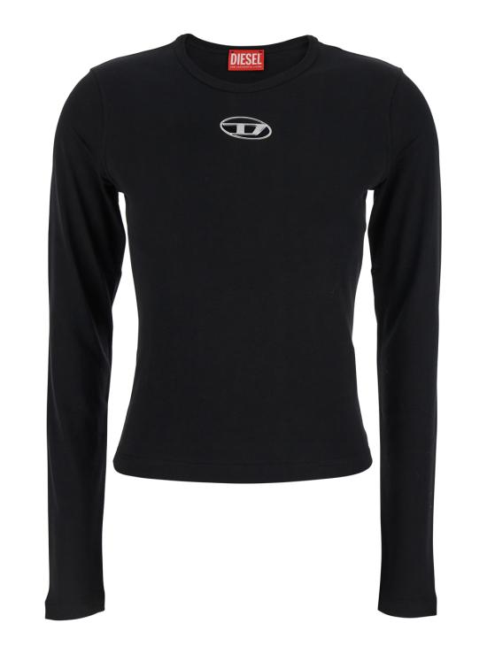 25FW 디젤 긴팔 티셔츠 A194380CLBR9XX Black