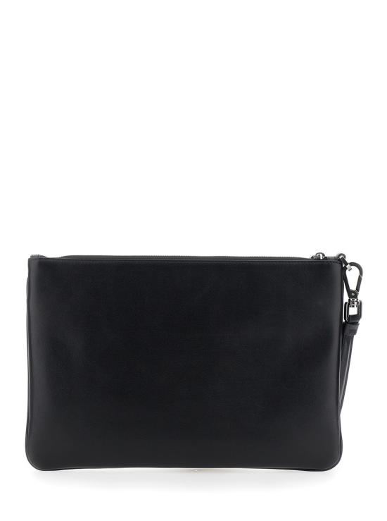 25FW 돌체앤가바나 레더 토일레트리 클러치 BP3294AV95680999 Black - DOLCE & GABBANA