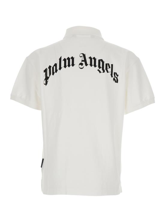 25FW 팜앤젤스 폴로 티셔츠 PMGB02AF25FAB0020310 White - PALM ANGELS