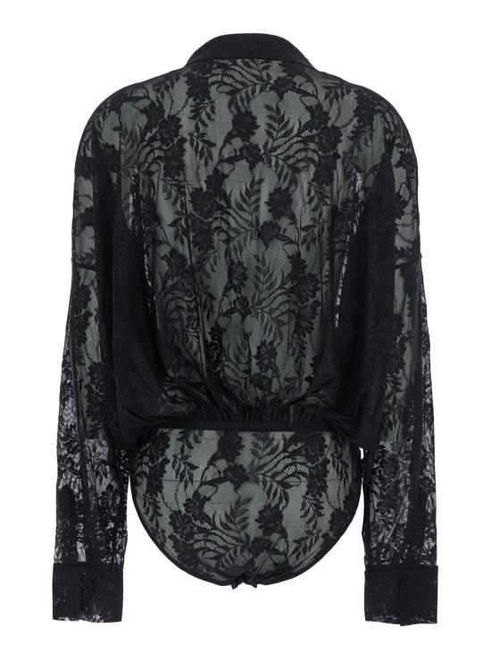 25FW 노마카말리 바디수트 티셔츠 ST225BSL183001 Black - NORMA KAMALI