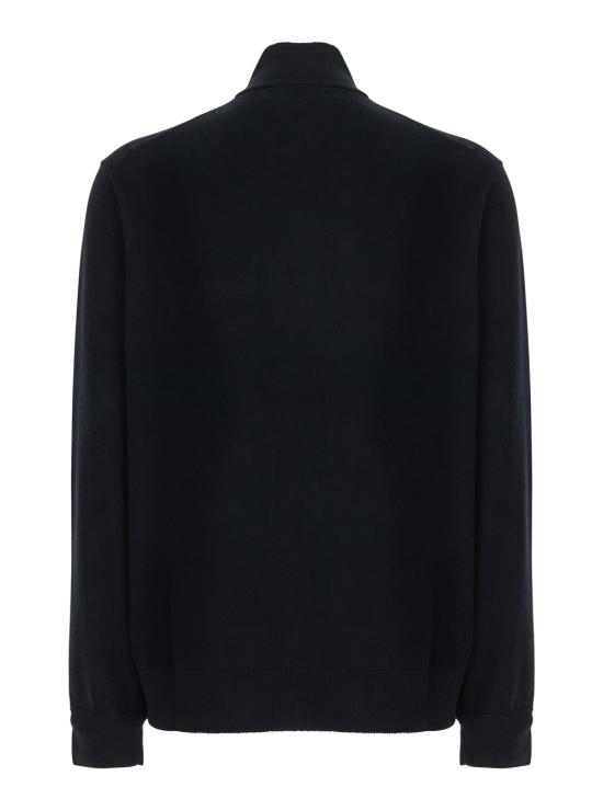 25FW 폴로 랄프로렌 로고 자수 지퍼 가디건  710974149003 Black - POLO RALPH LAUREN