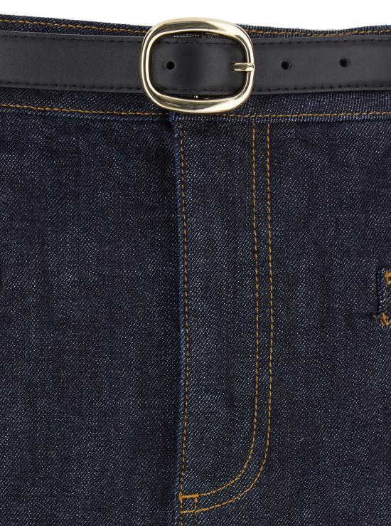 25FW 셀프 포트레이트 미디 스커트 PF25808MSKBLBLUE Blu - SELF PORTRAIT