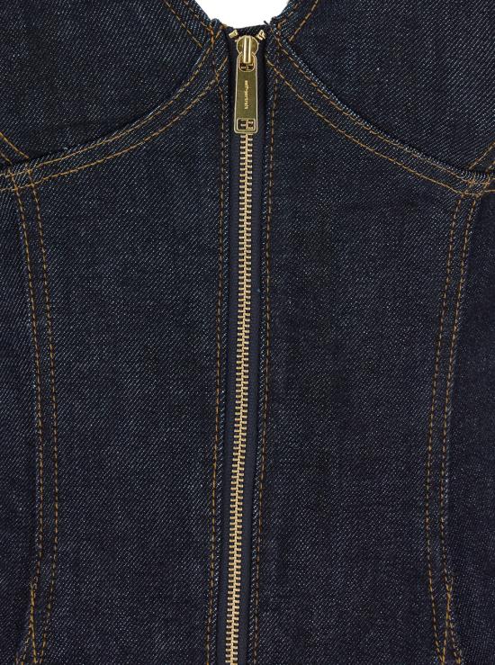 25FW 셀프 포트레이트 숏 원피스 PF25801SBLBLUE Blu - SELF PORTRAIT