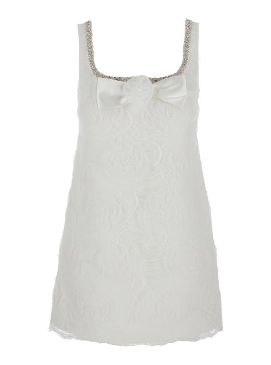 25FW 셀프 포트레이트 숏 원피스 PF25036SWWHITE White