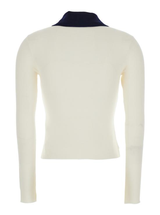 25FW 셀프 포트레이트 긴팔 티셔츠 PF25097CCCREAM White - SELF PORTRAIT