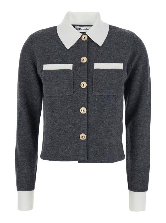 25FW 셀프 포트레이트 자켓 PF25048CGRGREY Grey