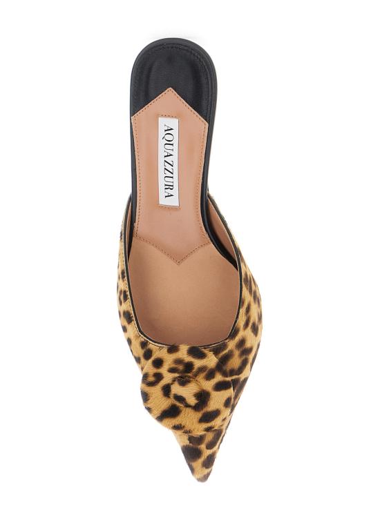 25FW 아쿠아주라 뮬/슬리퍼 THPMIDM0LYNNA0 Brown - AQUAZZURA