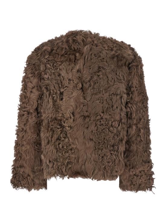 25FW 플레인 무스탕 JJ25072DKBROWN Brown - PLAIN