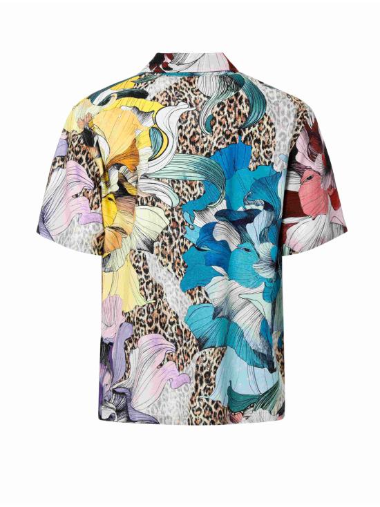 25SS 저스트까발리 반팔 셔츠 78OALY00 CNY07MS3 MultiColour - JUST CAVALLI