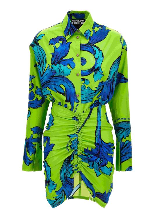 25SS 베르사체 숏 원피스 78HAO902 NS644166 Green