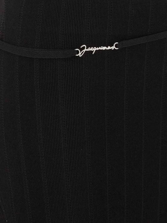 26SS 자크뮈스 미디 스커트 241KN3622358990 Black - JACQUEMUS