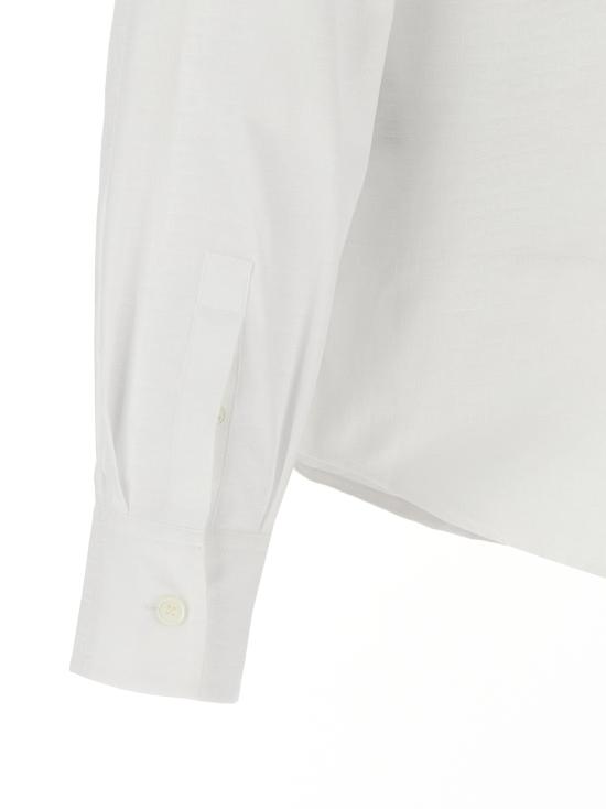 25FW 살바토레 페라가모 긴팔 셔츠 786620WHITE - SALVATORE FERRAGAMO