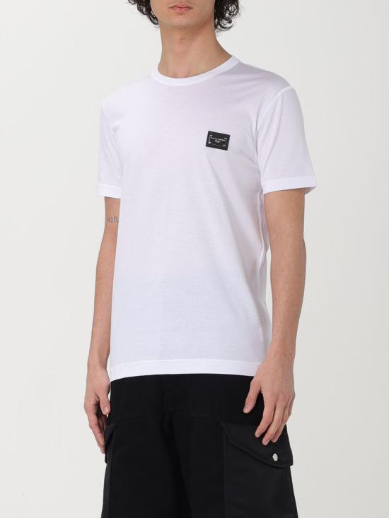 25FW 돌체앤가바나 반팔 티셔츠 G8PT1TG7F2I W0800 White - DOLCE & GABBANA