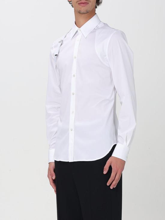 25FW 알렉산더 맥퀸 긴팔 셔츠 828170QNAAB 9000 White - ALEXANDER MCQUEEN