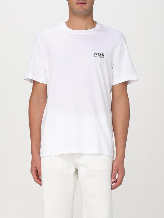 25FW 골든구스 반팔 티셔츠 GMP01220P00087910283 White