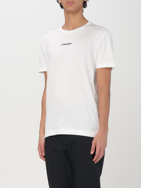 25FW 돌체앤가바나 반팔 티셔츠 G8RN8ZG7NUB W0111 White - DOLCE & GABBANA