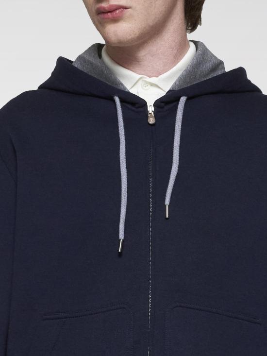 25FW 브루넬로 쿠치넬리 자켓 MM8319069G C1265 Blue - BRUNELLO CUCINELLI