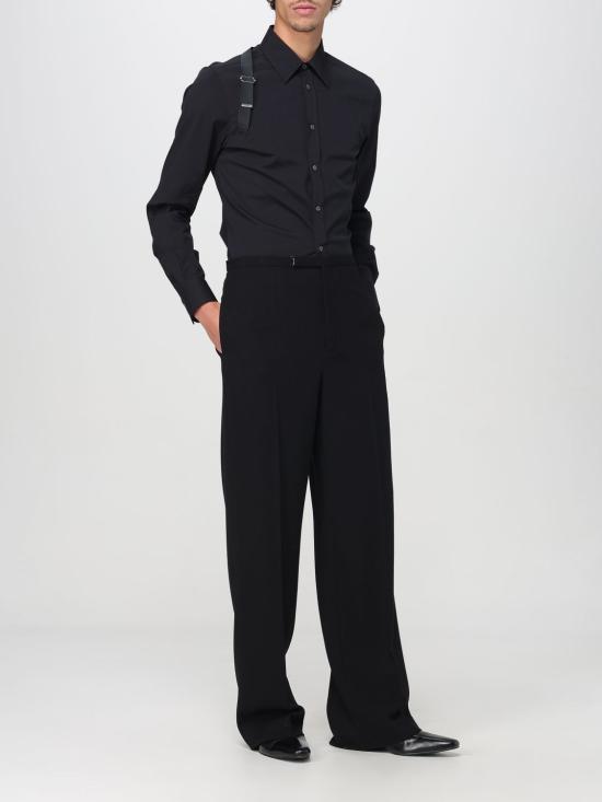 25FW 알렉산더 맥퀸 긴팔 셔츠 828170QNAAB 1000 Black - ALEXANDER MCQUEEN