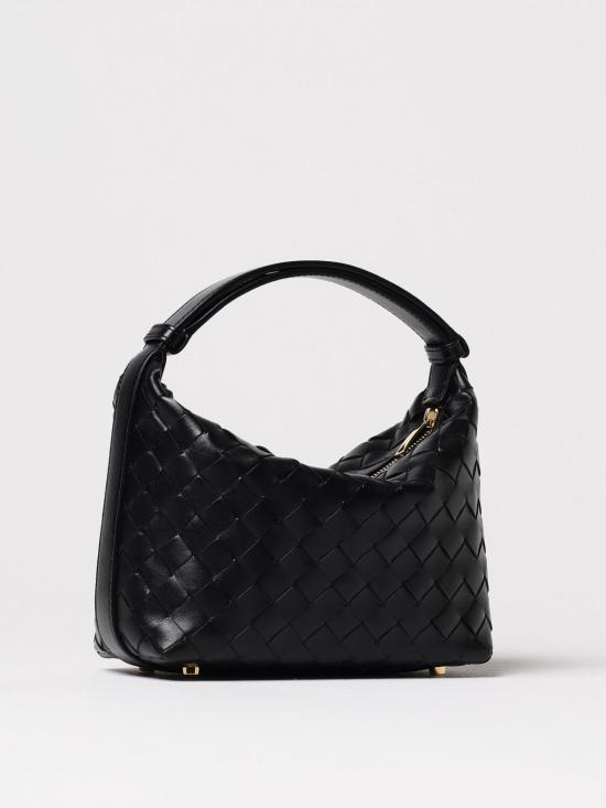 25FW 보테가베네타 미니 월리스 토트백 754443V3IV1 8425 Black - BOTTEGA VENETA