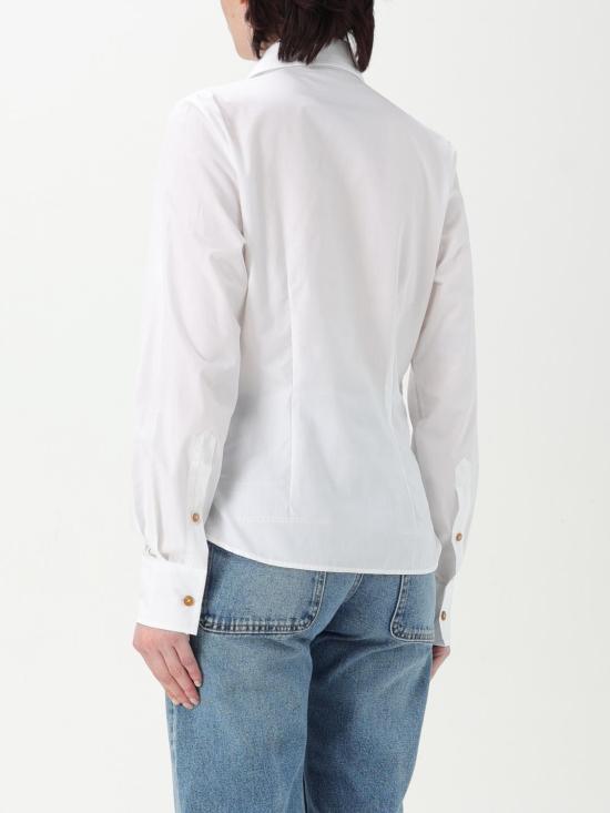 25FW 비비안웨스트우드 셔츠 15010060W009Q A401 White - VIVIENNE WESTWOOD