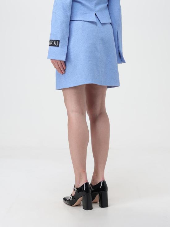 25FW 파투 숏 스커트 SK0460134 630B Blue - PATOU