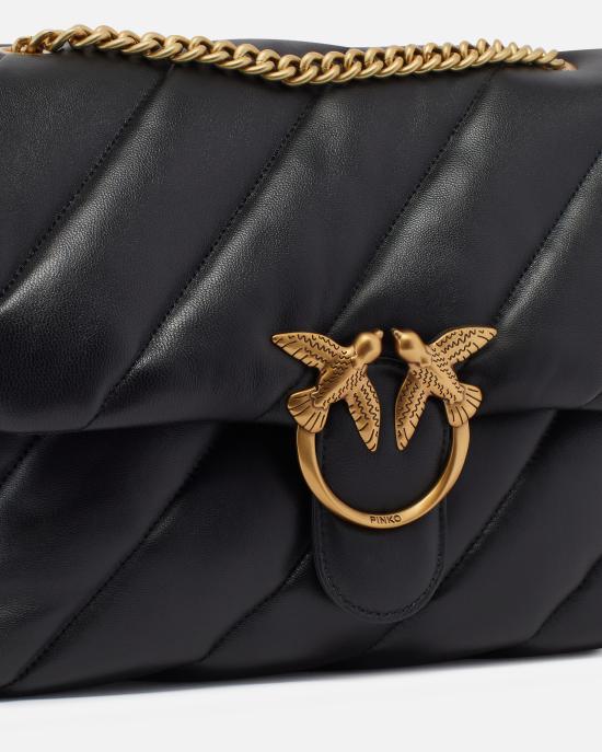 25FW 핑코 토트백 100037A0F2 Z99Q Black - PINKO