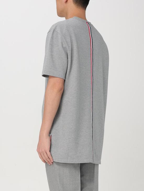 25FW 톰브라운 반팔 티셔츠 MJS056A00050 055 Grey - THOM BROWNE
