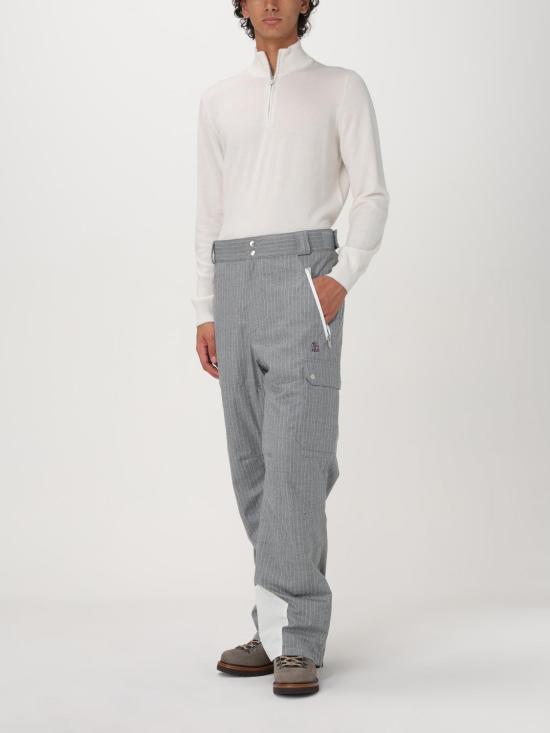 25FW 브루넬로 쿠치넬리 집업 니트 M2200124 CO312 Smoke Grey - BRUNELLO CUCINELLI