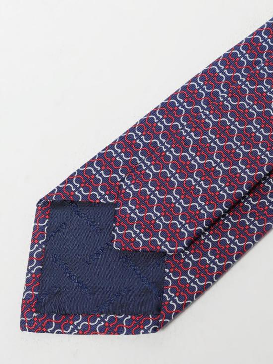 25FW 살바토레 페라가모 넥타이 351204 778439 001 Navy - SALVATORE FERRAGAMO