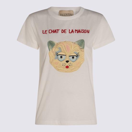 25FW 발렌티노 가라바니 반팔 티셔츠 7B3MG25J9LDA03 Beige