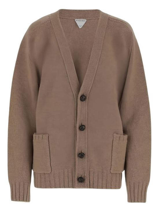 25FW 보테가베네타 가디건 835396 V5LS02343 Brown - BOTTEGA VENETA
