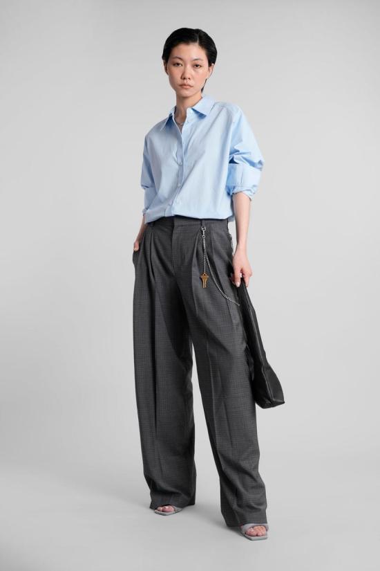 25FW 알렉산더 왕 셔츠 423068 1WC3251133 Blue - ALEXANDER WANG