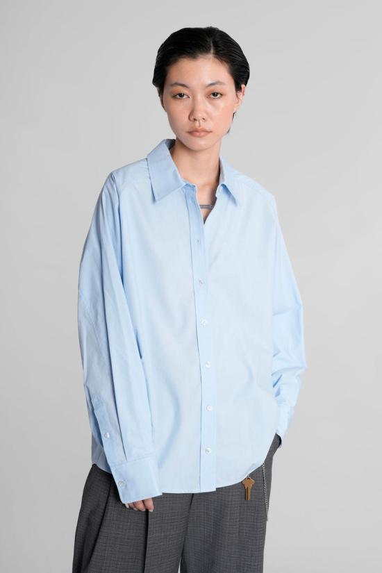 25FW 알렉산더 왕 셔츠 423068 1WC3251133 Blue