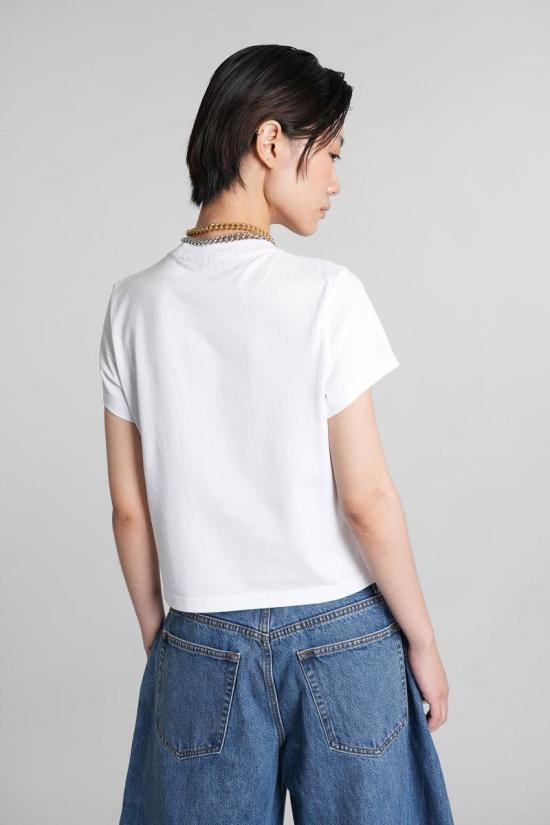 25FW 알렉산더 왕 반팔 티셔츠 423064 1CC3251103 WHITE - ALEXANDER WANG