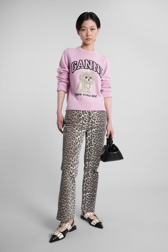 25FW 가니 스웨터 421837 K2499 Pink - GANNI
