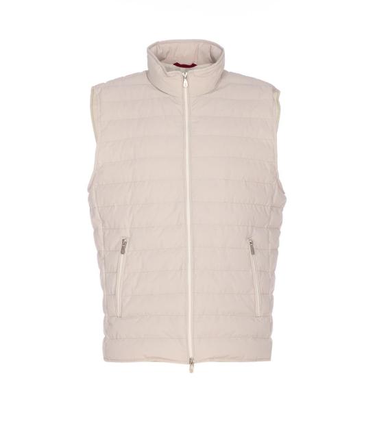 25FW 브루넬로 쿠치넬리 타프타 패딩 베스트  MM4911797CUE79 WHITE