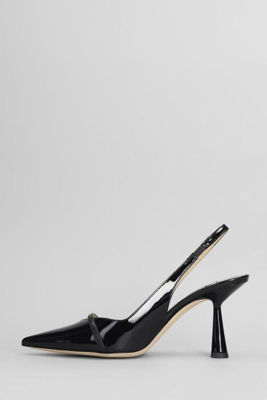 25FW 지미추 뮬/슬리퍼 422857 J000178030 Black - JIMMY CHOO