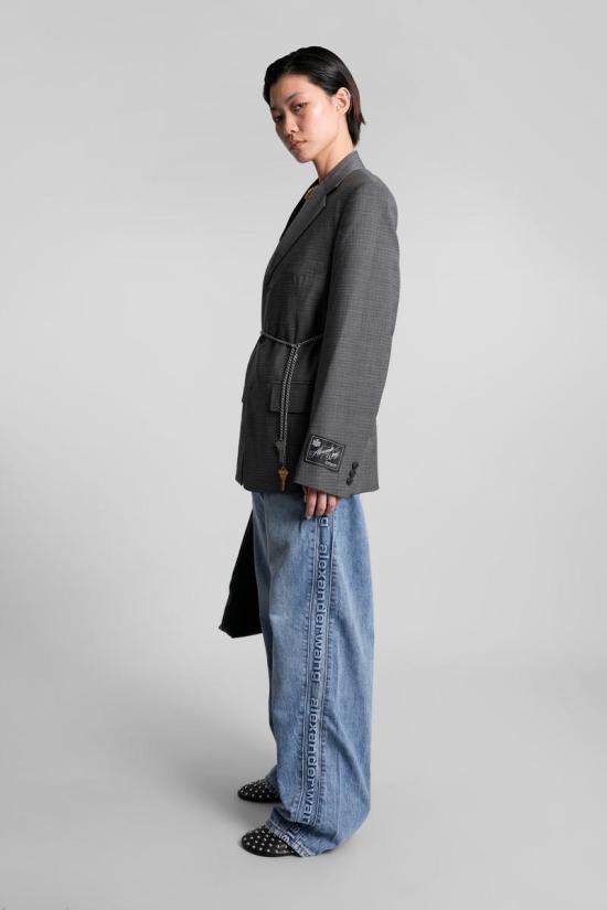 25FW 알렉산더 왕 데님 팬츠 423083 4DC3244397 BLUE - ALEXANDER WANG