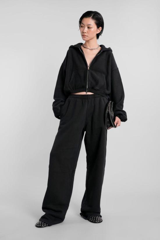 25FW 알렉산더 왕 후드 티셔츠 423062 1CC3251057 Black - ALEXANDER WANG