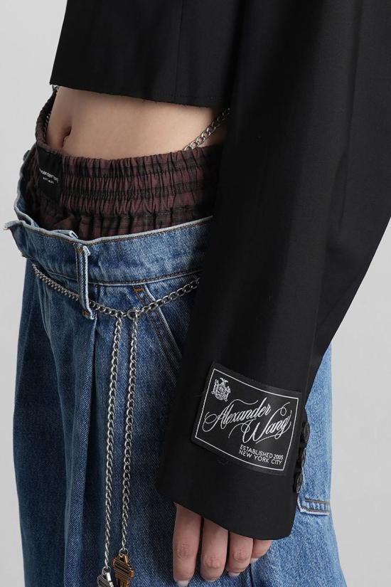 25FW 알렉산더 왕 자켓 423070 1WC3252680 Black - ALEXANDER WANG