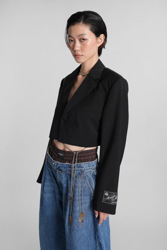 25FW 알렉산더 왕 자켓 423070 1WC3252680 Black - ALEXANDER WANG