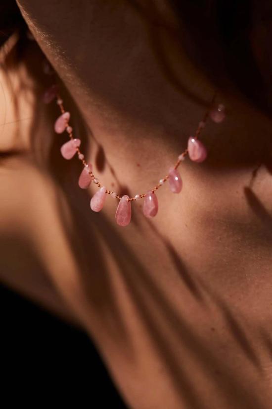  이바렌 목걸이/팬던트 체레모야 드롭 & 비즈 목걸이 - IVARENE