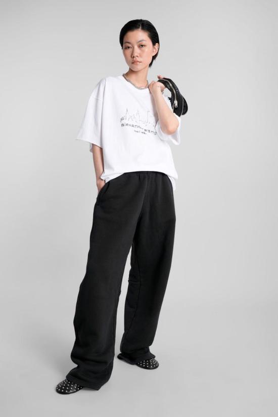 25FW 알렉산더 왕 반팔 티셔츠 423077 UCC3251842 WHITE - ALEXANDER WANG