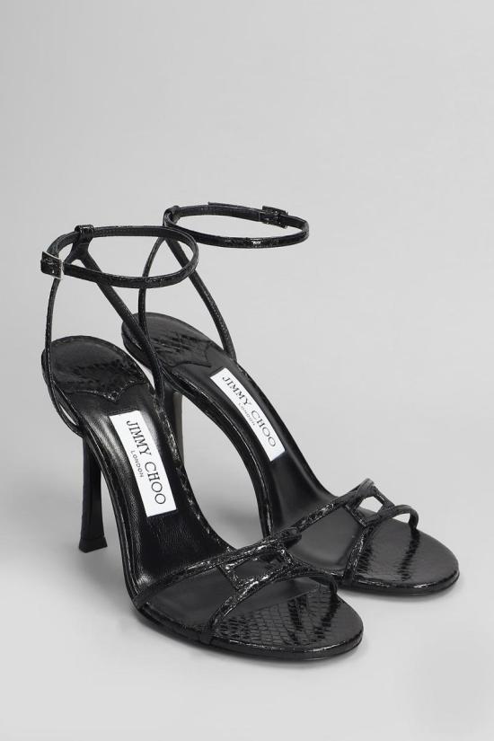 25FW 지미추 샌들 422680 J000176784 Black - JIMMY CHOO